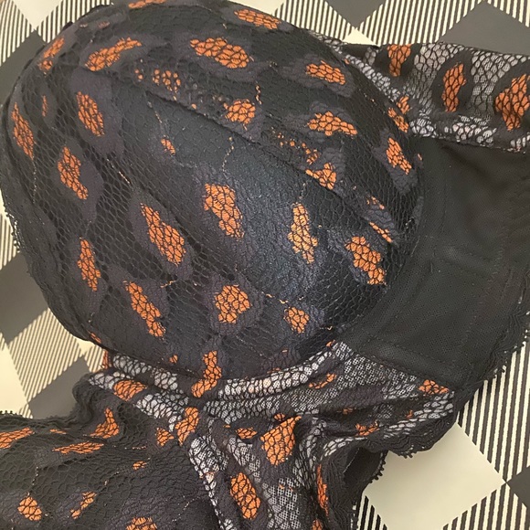 Leopard padded multiway bra in black - Picture 7 of 8